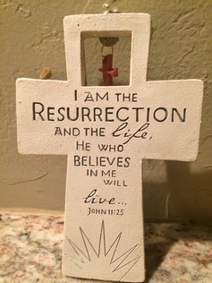 John 11:25-26 “You don't have to wait for the End. I am, right now,  Resurrection and Life. The one who believes in me, even though he or she  dies, will live. And